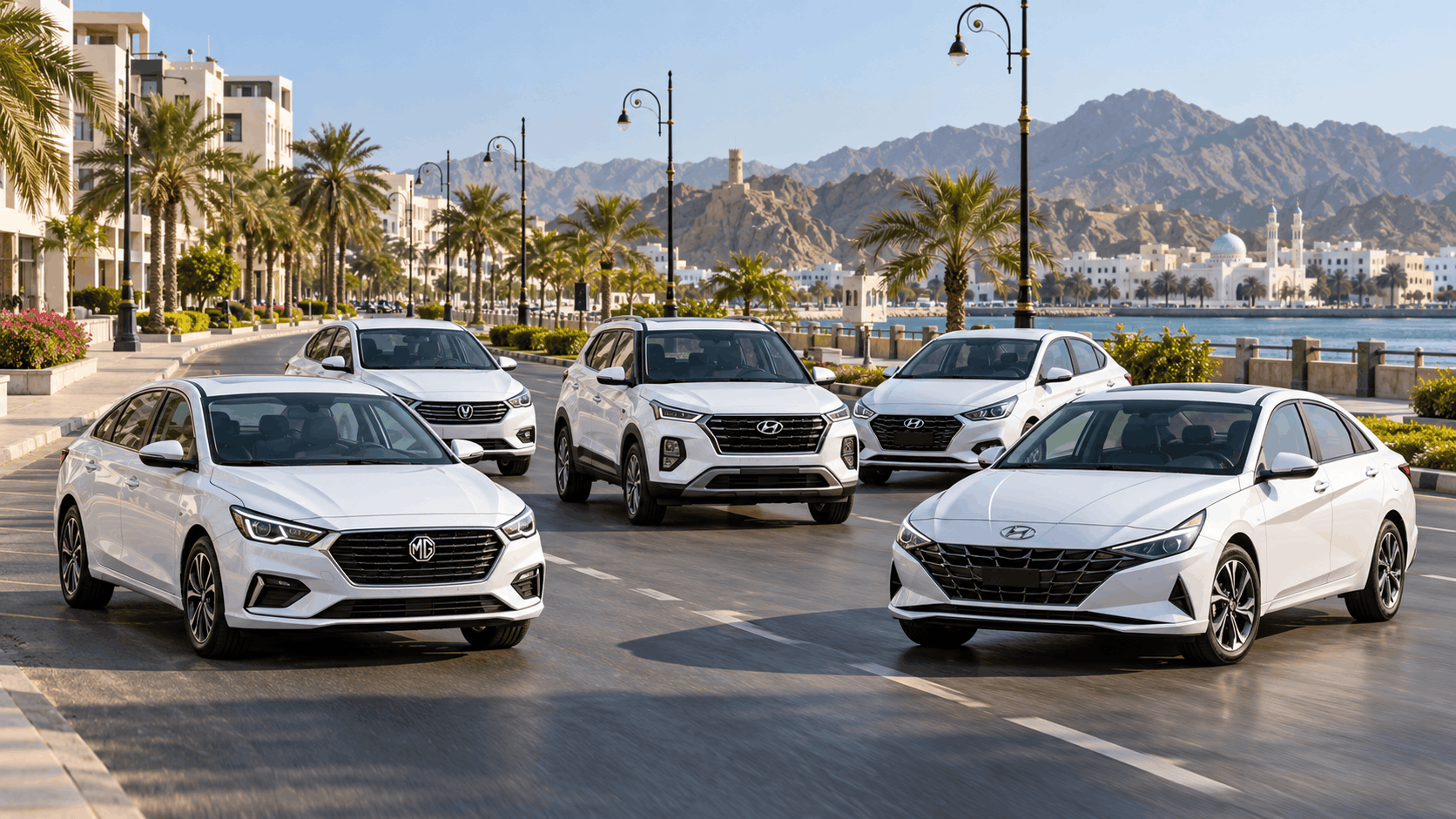 Monthly car rental in Muscat, Oman